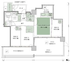 シティテラス上杉 間取り Lt-標準 type