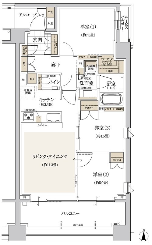 グランドメゾン鷺沼ザ ヴィラの3ldk Wic印刷画面 アットホーム 新築マンション 分譲マンション購入情報