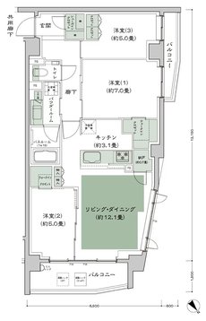 シティテラス文京小石川 間取り B-E-標準 type