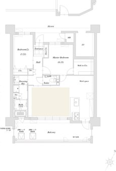 以和貴マンション須賀町 間取り B TYPE【menu2】