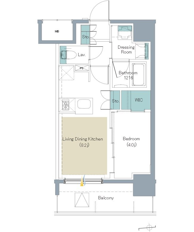 ネベル本厚木の1ldk Wic印刷画面 アットホーム 新築マンション 分譲マンション購入情報