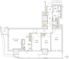 ローレルタワー堺筋本町 間取り SB タイプ