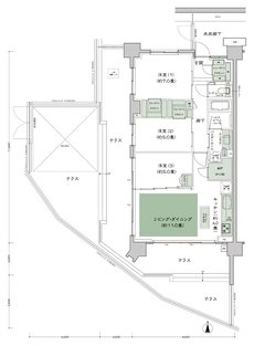 シティハウス平井 間取り A-Jt-標準 type