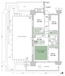シティハウス平井 間取り C-Hr-標準 type