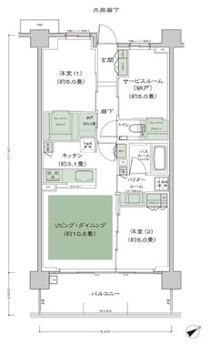 シティテラス横濱星川 間取り B3_標準プラン type