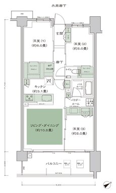 シティテラス横濱星川 間取り B8-I_標準プラン type