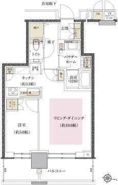 ONE札幌ステーションタワー 間取り E-A type
