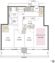 ONE札幌ステーションタワー 間取り W-B type