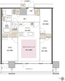 ONE札幌ステーションタワー 間取り W-D type