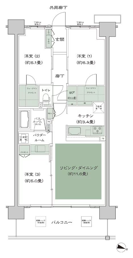 ソライエテラス 間取り B-C10-標準 type