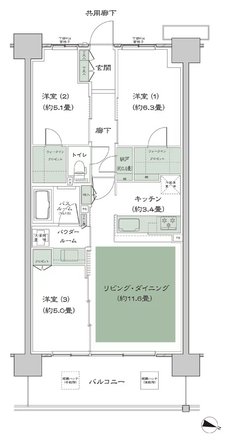 ソライエテラス 間取り B-C10-標準 type