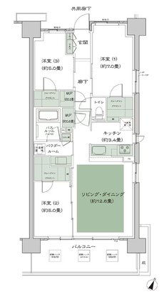 ソライエテラス 間取り G-B23-標準 type
