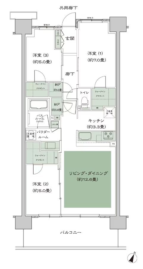 ソライエテラス 間取り G-B20-標準 type