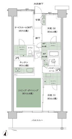 ソライエテラス 間取り E-B16-標準 type