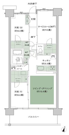 ソライエテラス 間取り E-B15-標準 type
