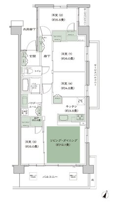 ソライエテラス 間取り H-A5-標準 type