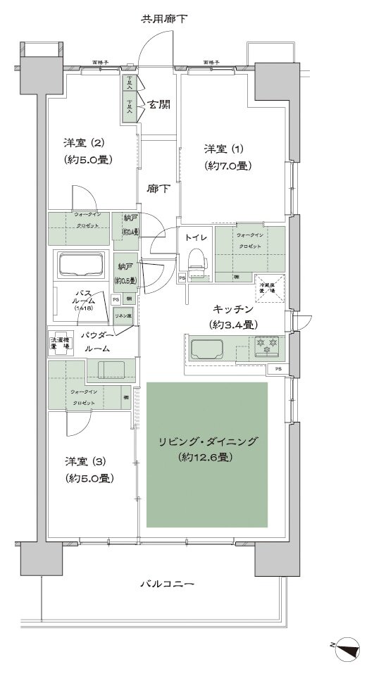 ソライエテラス 間取り F-D6-標準 type