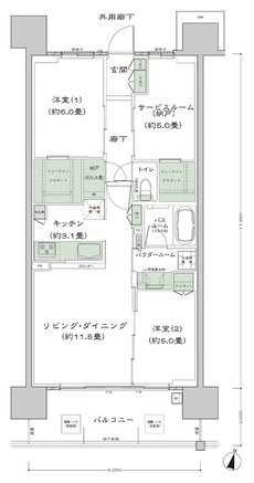 シティテラス宮崎 間取り B-標準 type