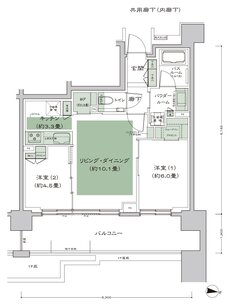 シティテラス宮ケ丘 間取り G_標準プラン type