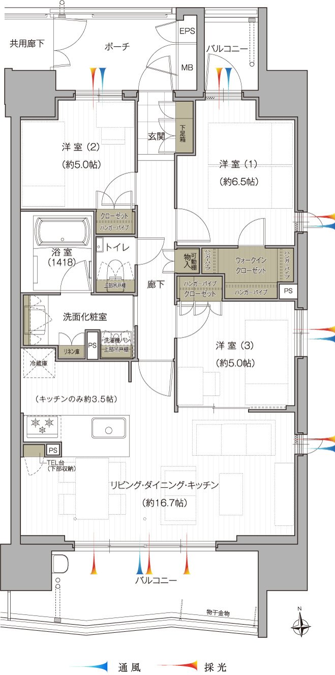 ダイアパレス大垣駅前 間取り Dタイプ