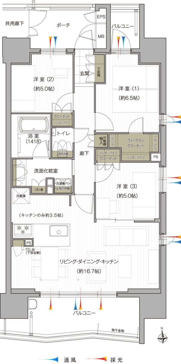 ダイアパレス大垣駅前 間取り Dタイプ