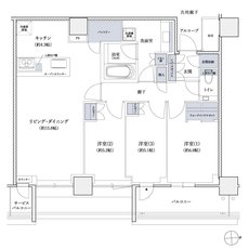 シエリアタワー大阪堀江 間取り DH type