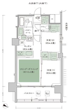 シティハウス横浜 間取り J-標準 type