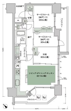 シティハウス平井サウス 間取り C3-標準 type