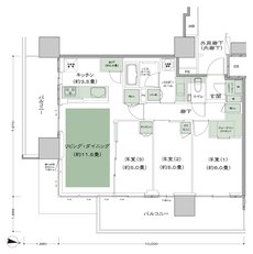 シティタワーズ板橋大山 ノースタワー／サウスタワー 間取り S-A type