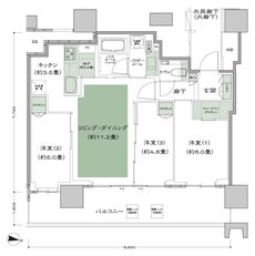 シティタワーズ板橋大山 ノースタワー/サウスタワー 間取り S-H type