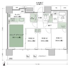 シティタワーズ板橋大山 ノースタワー／サウスタワー 間取り S-J’ type