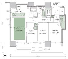 シティタワーズ板橋大山 ノースタワー/サウスタワー 間取り N-A-標準 type