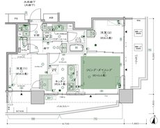 シティタワーズ板橋大山 ノースタワー／サウスタワー 間取り N-C-標準プラン