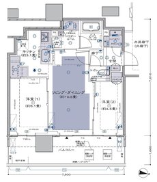 シティタワーズ板橋大山 ノースタワー／サウスタワー 間取り S-R-標準プラン