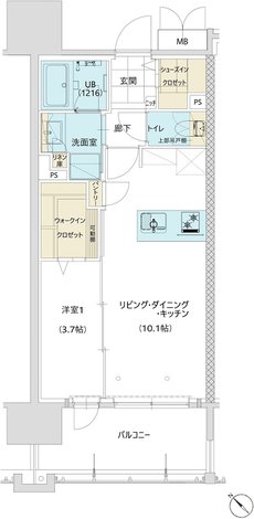 ラコント西鉄久留米 間取り C type