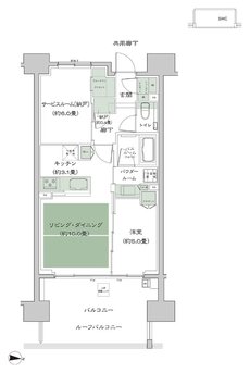 シティテラス府中 間取り Br_標準 type