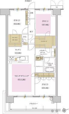 プレミスト藤が丘 間取り S-O type