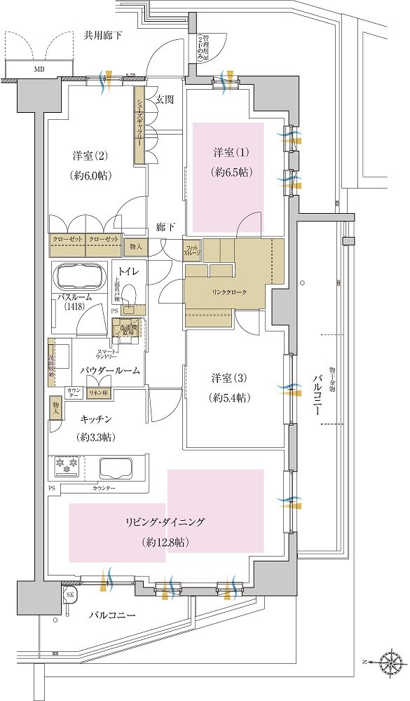 プレミスト藤が丘 間取り P-D type