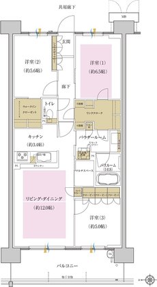 プレミスト藤が丘 間取り S-C1 type
