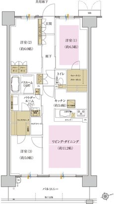 プレミスト藤が丘 間取り S-Q1g type