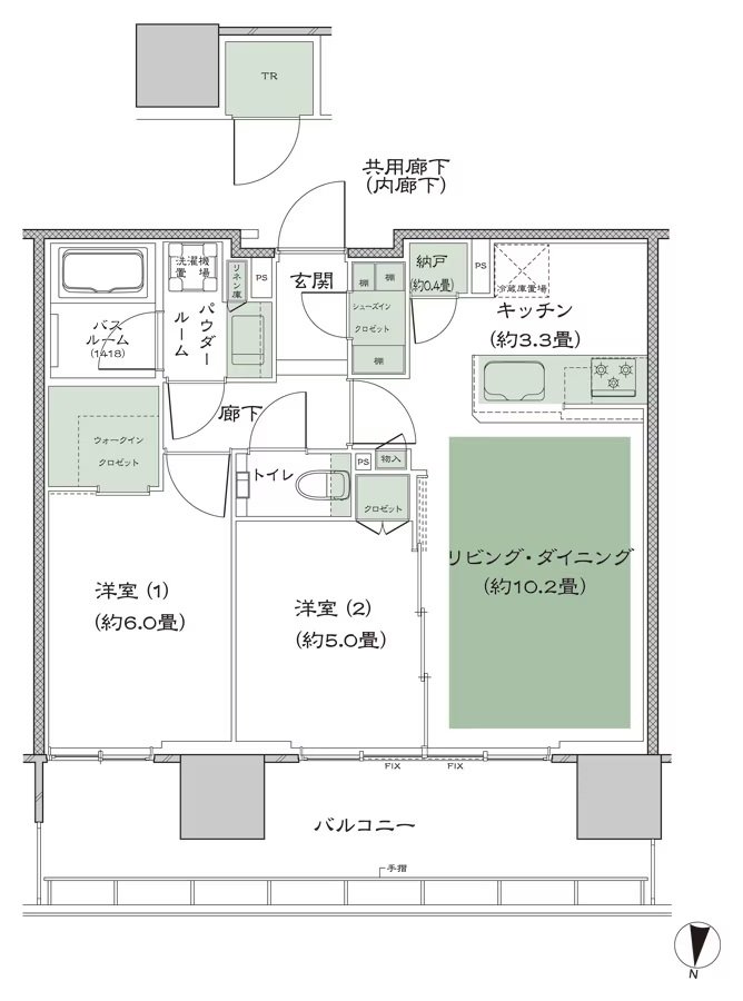 シティタワー綾瀬 間取り O3_標準 type