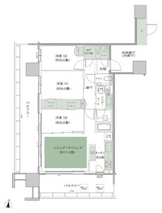 シティタワー綾瀬 間取り E1_標準 type