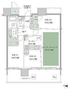 シティタワー綾瀬 間取り Q_標準 type