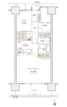 シエリアシティ大津におの浜 間取り BD type MENU1