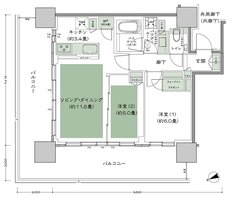 グランドシティタワー池袋 間取り N-60D-標準 type
