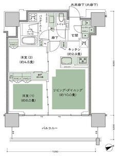 グランドシティタワー池袋 間取り SE-55A-標準 type