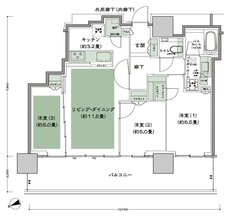 グランドシティタワー池袋 間取り NW-70D-標準 type