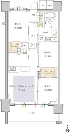 クリオ名東本郷 間取り Dタイプ