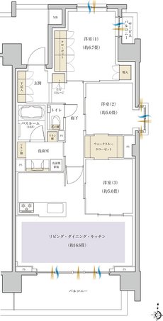 クリオ名東本郷 間取り Fタイプ