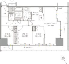 ザ・サーパスタワー新潟万代シテイ 間取り Aタイプ